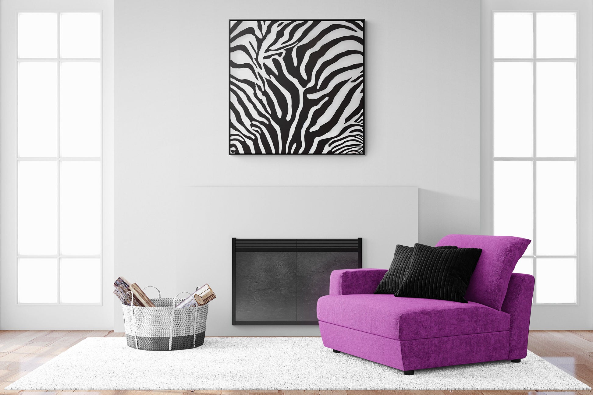 zebra framed print, animal framed print, wall art in frame, wall art with frame, wall art framed, wall art canvas with frame, glamorous - LOLA VEGAS ART