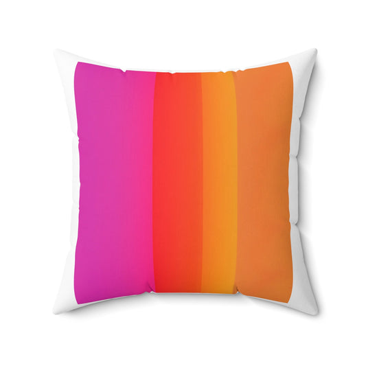 abstract pink orange, decorative pillow, living room pillow, bedroom pillow, throw pillow, pillows,  decorative pillows, accent pillow - LOLA VEGAS ART