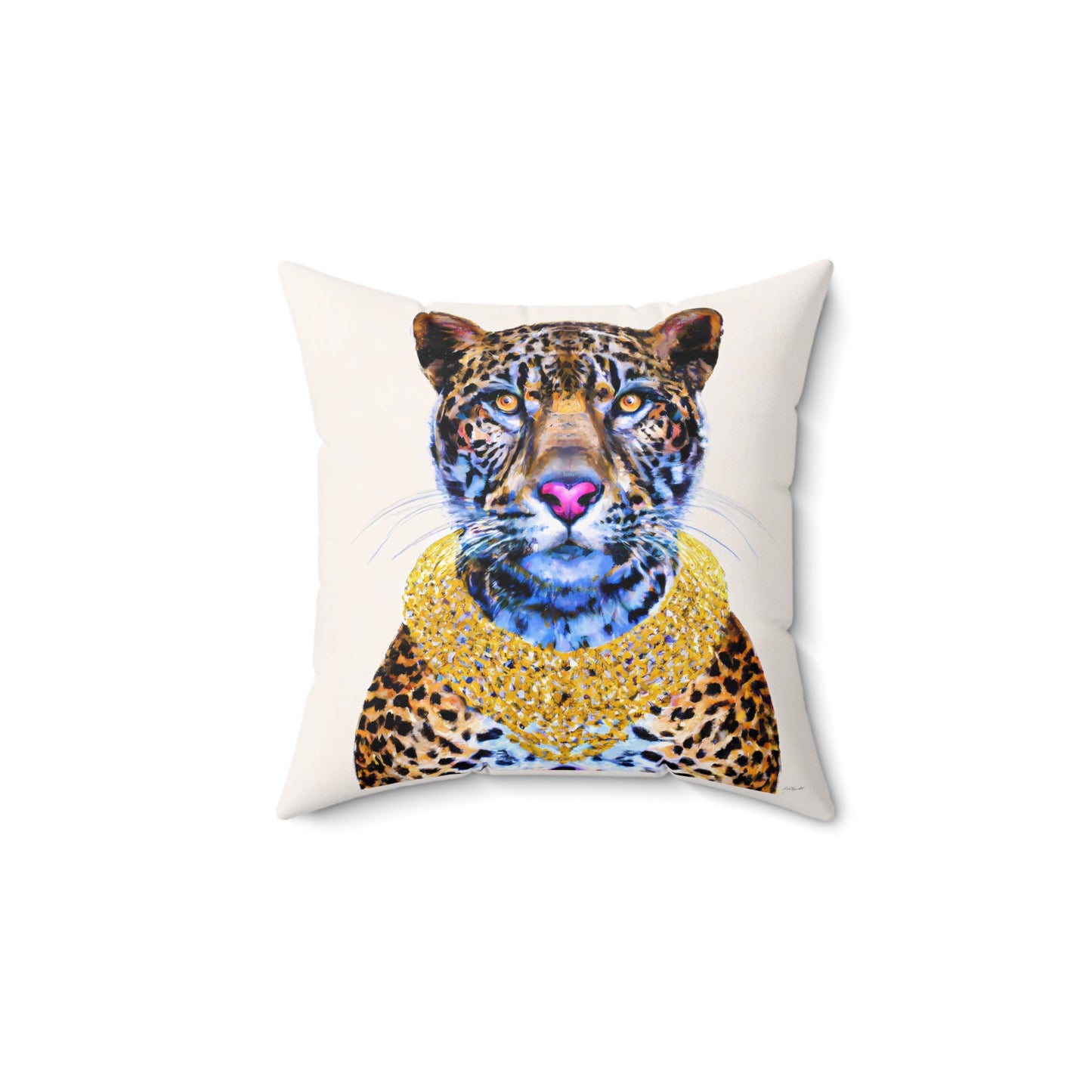 leopard, animal pillow, decorative pillow, living room pillow, bedroom pillow, throw pillow, pillows, decorative pillows, accent pillow - LOLA VEGAS ART