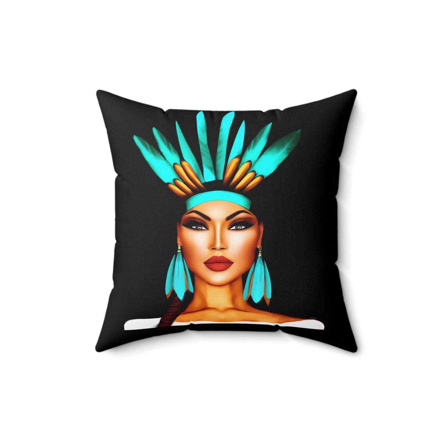 native american, decorative pillow, living room pillow, bedroom pillow, throw pillow, pillows, cushions, decorative pillows, accent pillow - LOLA VEGAS ART