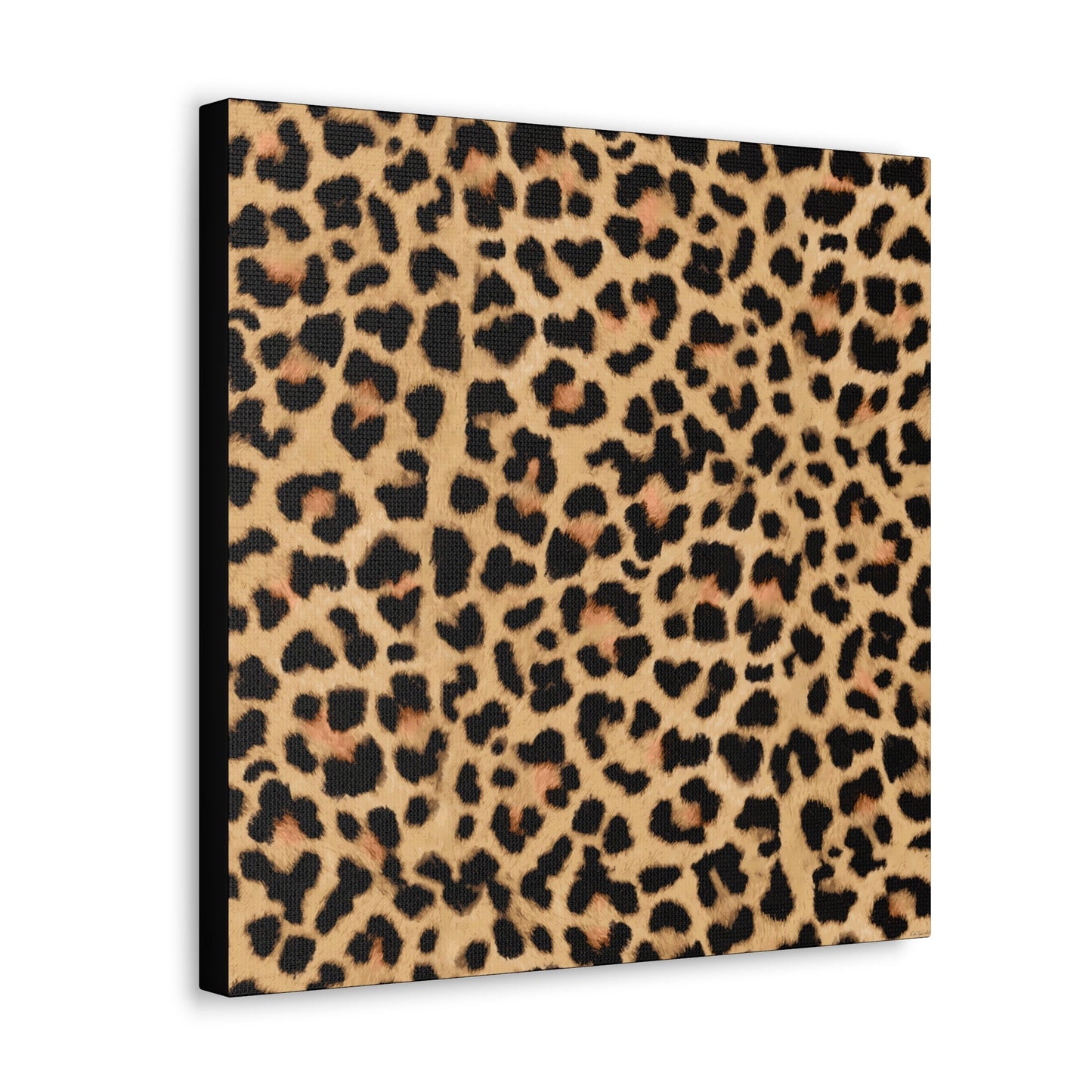 leopard print wall art canvas, wall art, wall art decor, room wall decor, unique art, big cat print, animal print, fashion wall art, glam - LOLA VEGAS ART