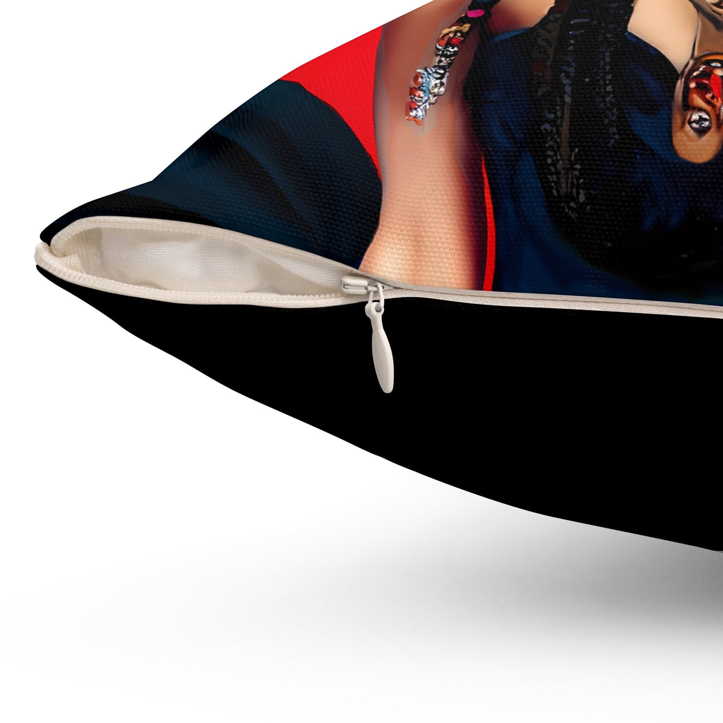 latina woman in bolero hat, decorative pillow, living room pillow, bedroom pillow, throw pillow, pillows, decorative pillows, accent pillow - LOLA VEGAS ART