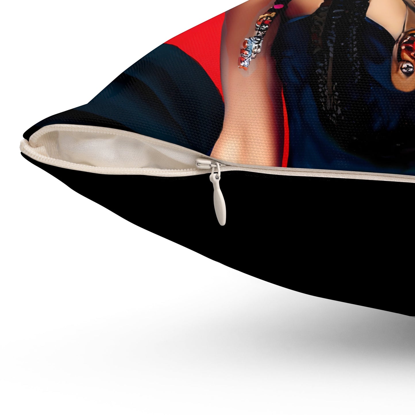 latina woman in bolero hat, decorative pillow, living room pillow, bedroom pillow, throw pillow, pillows, decorative pillows, accent pillow - LOLA VEGAS ART