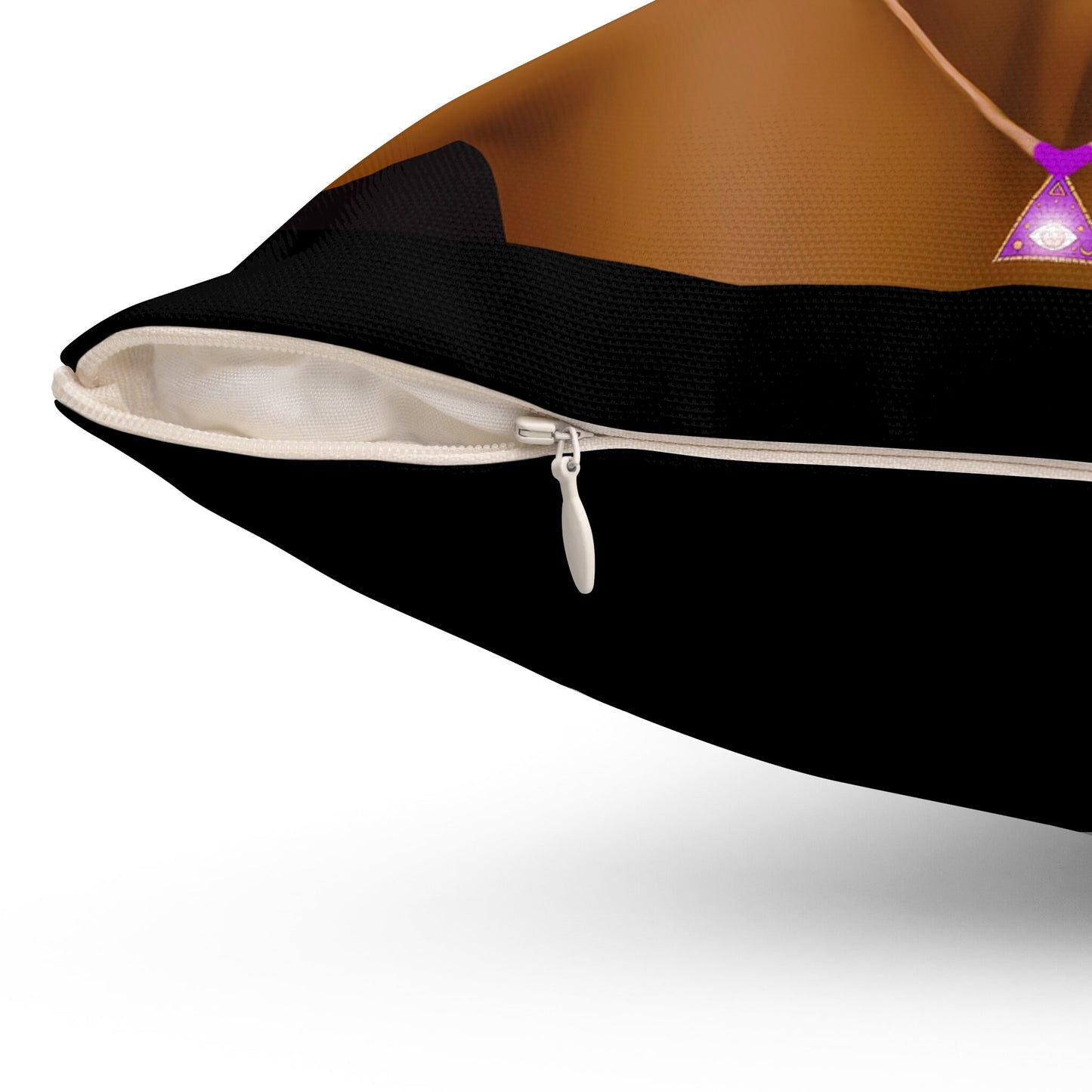 moon, black woman, decorative pillow, living room pillow, bedroom pillow, throw pillow, pillows, cushions, square, accent pillow - LOLA VEGAS ART