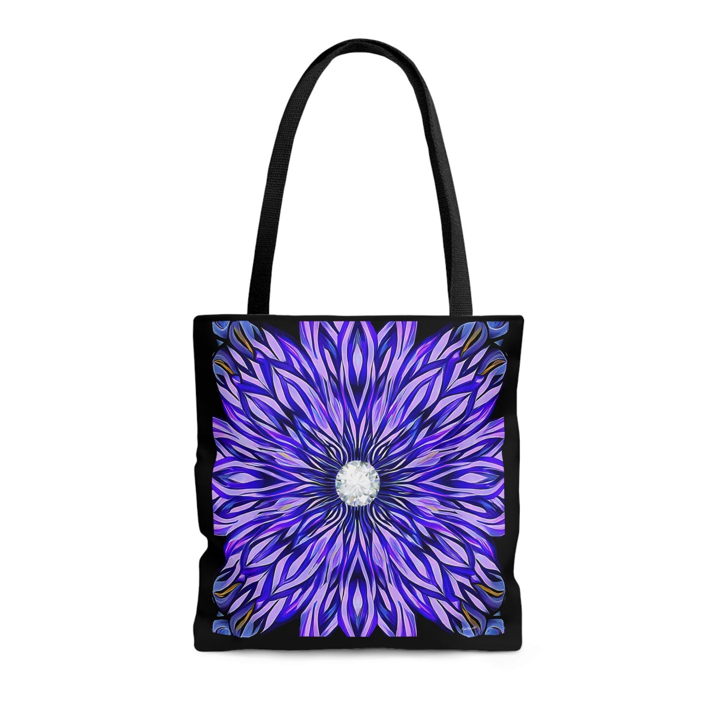 purple abstract sunburst canvas tote bag, gifts for women, canvas shopper, oversized bag, reusable bag, shopping bag, tote bag for women - LOLA VEGAS ART