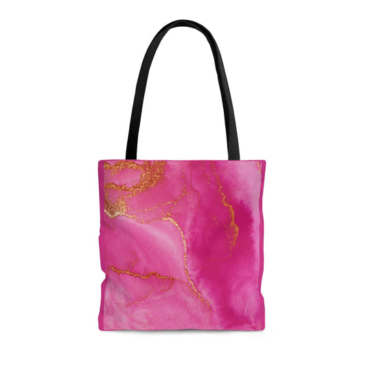 fuchsia gold women's tote bag, canvas bag, tote bag, gifts for women, canvas shopper, oversized canvas bag, reusable bag, shopping bag, - LOLA VEGAS ART