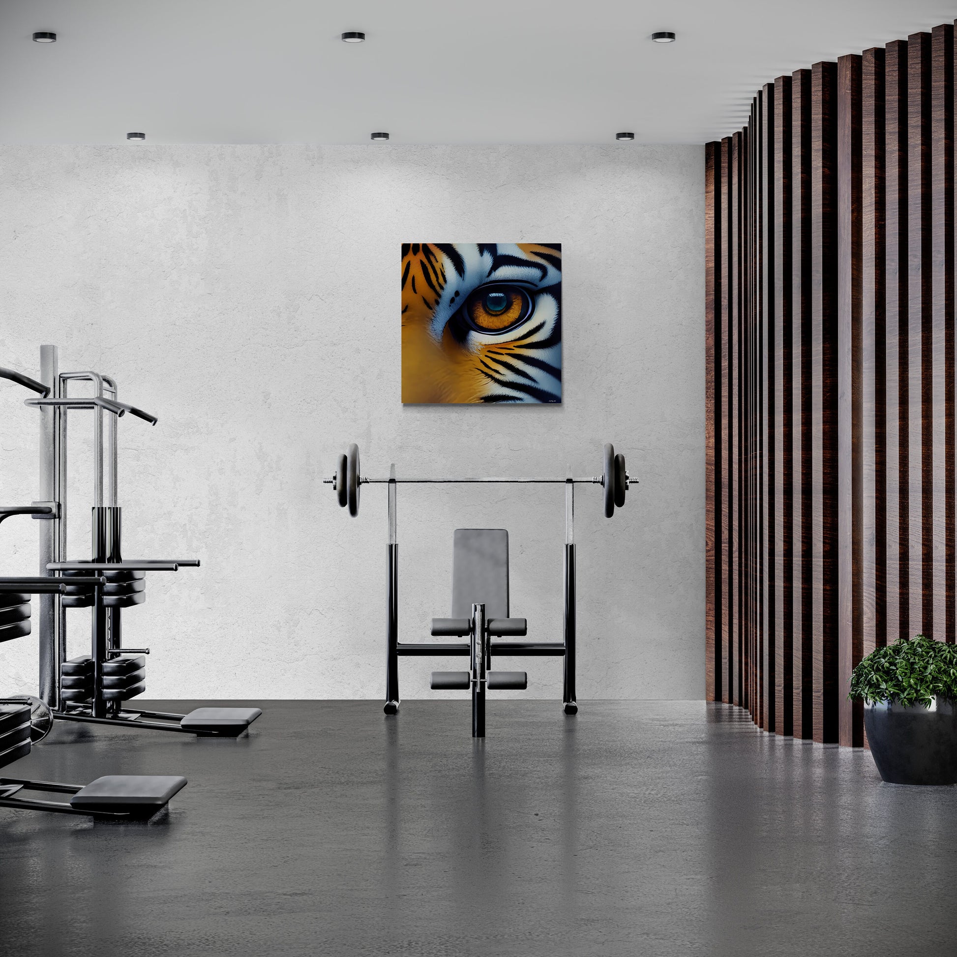 the eye of the tiger canvas wall art, wall art dcor, room wall dcor, unique art, tiger wall art, animal wall art, big cat wall art, - LOLA VEGAS ART