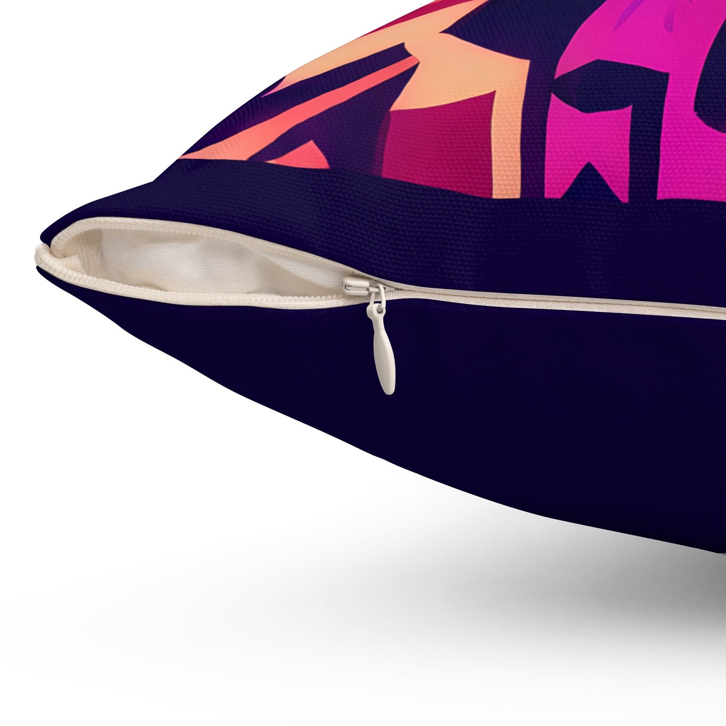 fuchsia dark purple abstract tribal square pillow, decorative pillow, living room pillow, bedroom pillow, decorative pillows, accent pillow - LOLA VEGAS ART