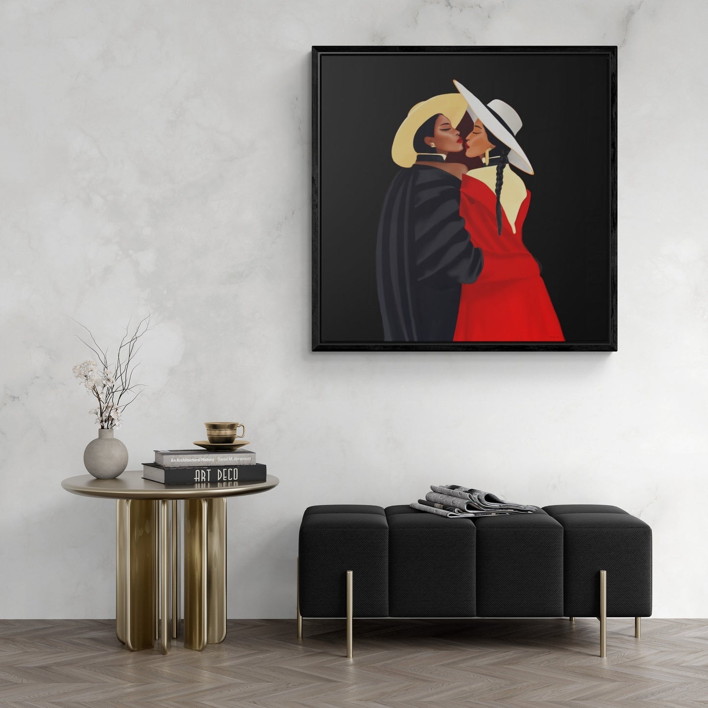 black women, framed canvas wall art , wall art decor, black woman print, black girl magic, african american - LOLA VEGAS ART