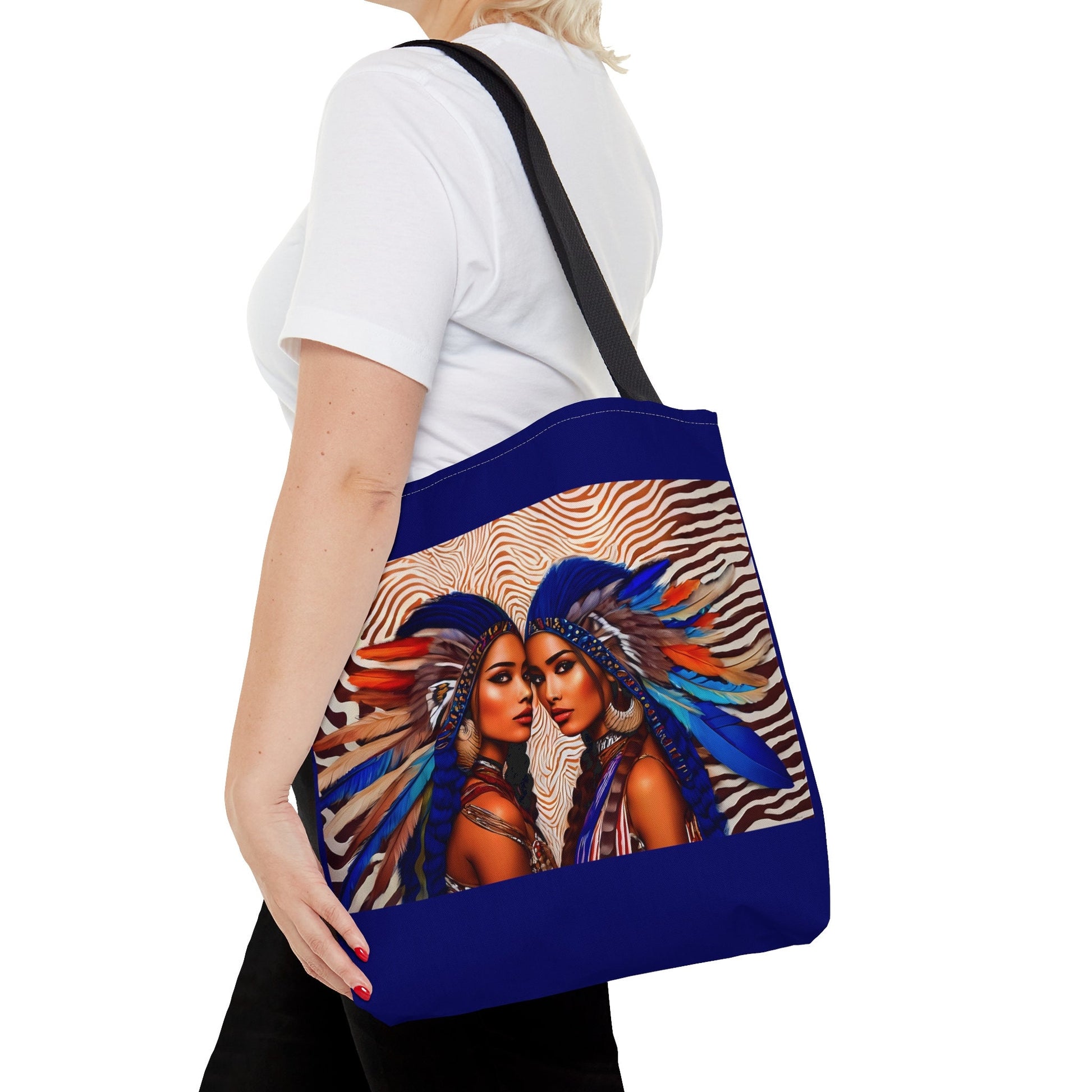 two beautiful women canvas tote bag, gifts for women, canvas shopper, oversized canvas bag, reusable bag, shopping bag, tote bag for women - LOLA VEGAS ART