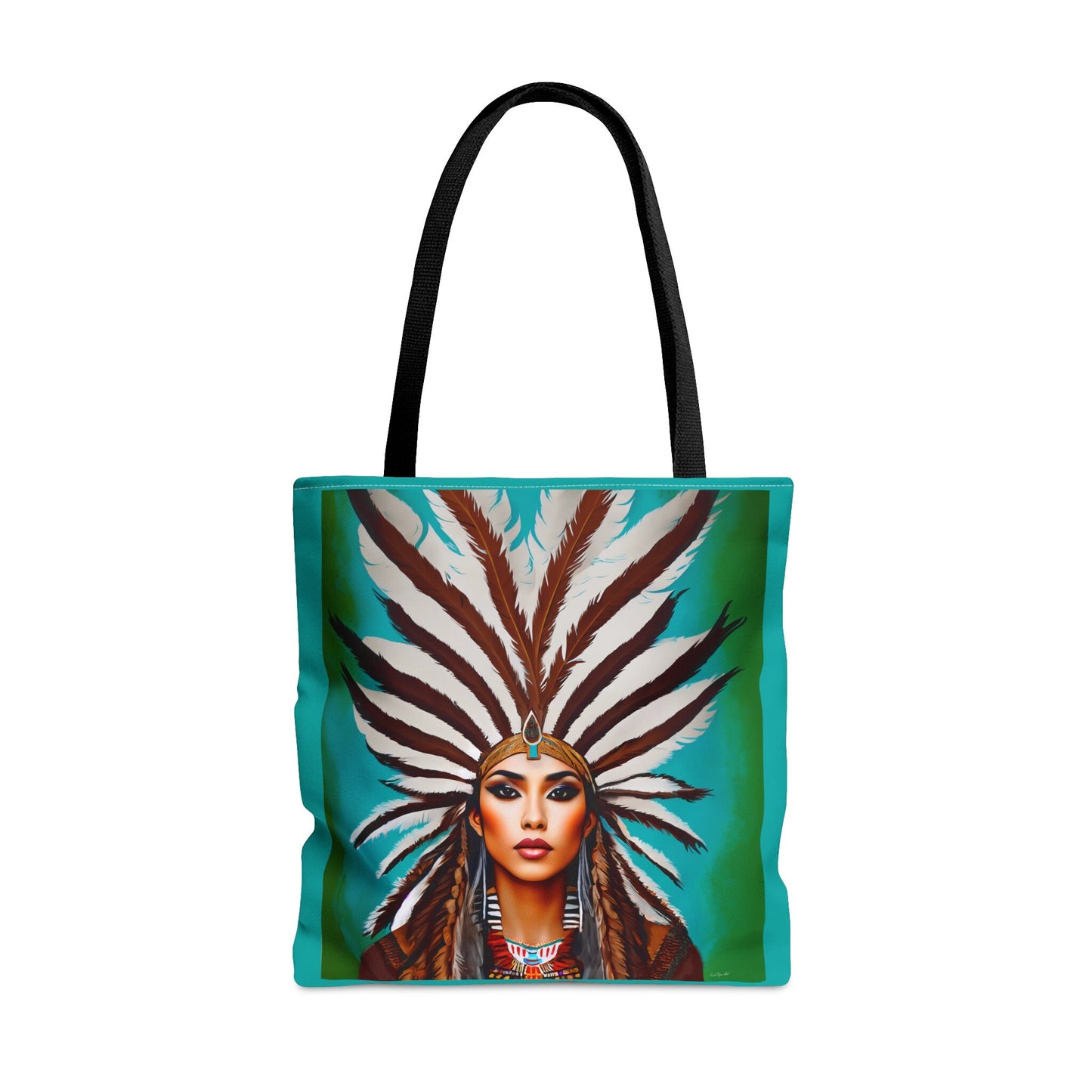 beautiful native american woman canvas tote bag, gifts for women shopper, oversized bag, reusable bag, shopping bag, tote bag for women - LOLA VEGAS ART