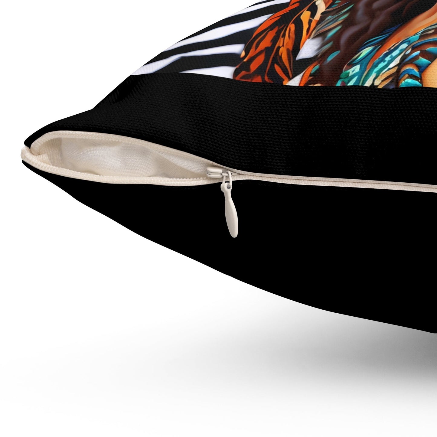 beautiful woman square pillow, decorative pillow, living room pillow, bedroom pillow,decorative pillows, accent pillow - LOLA VEGAS ART