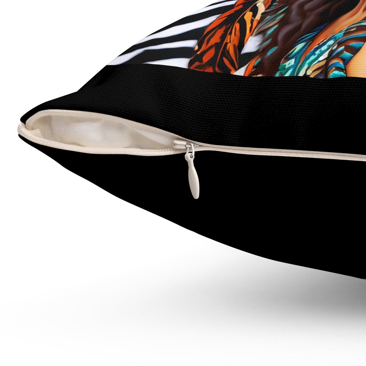 beautiful woman square pillow, decorative pillow, living room pillow, bedroom pillow,decorative pillows, accent pillow - LOLA VEGAS ART