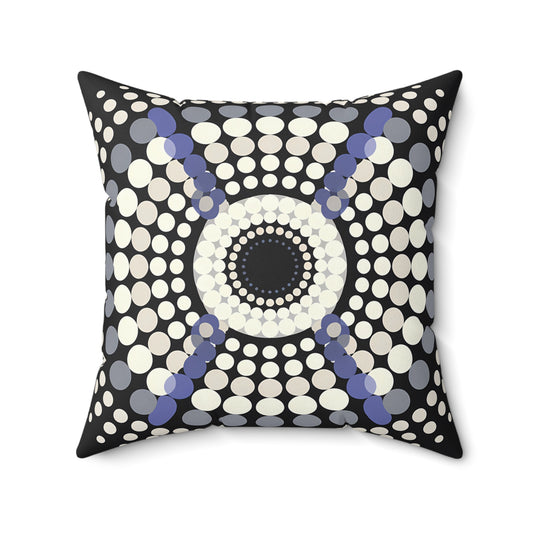 Black, White and Purple Geometric Decor Pillow, Modern Throw Pillow for Home, Stylish Cushion, Unique Gift Idea, Abstract Pillow Cover