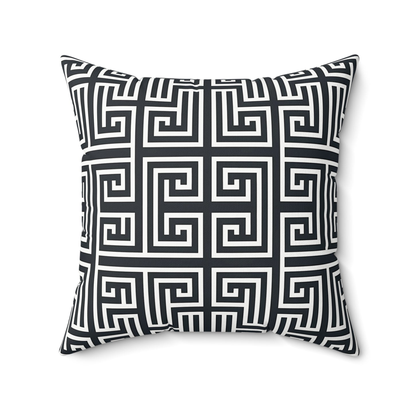 Geometric Black & White Throw Pillow, Modern Home Decor, Accent Cushion, Stylish Pillow for Couch, Gift for Housewarming
