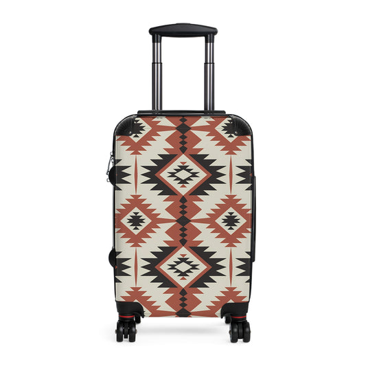 Bohemian Patterned Suitcase, Travel Luggage, Unique Gift for Travelers, Vacation Gear, Stylish Rolling Bag, Adventure Ready - LOLA VEGAS ART