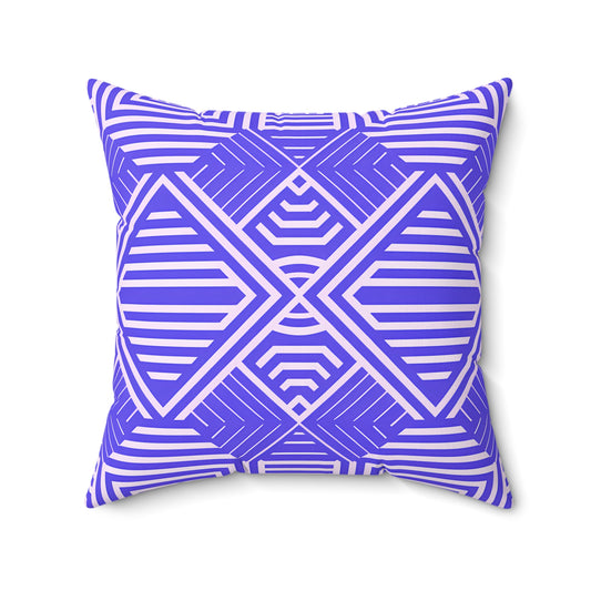 Vibrant Purple and White Geometric Accent Pillow, Decorative Pillow, Home Decor, Couch Cushion, Modern Pillow, Throw Pillow, Gift Idea
