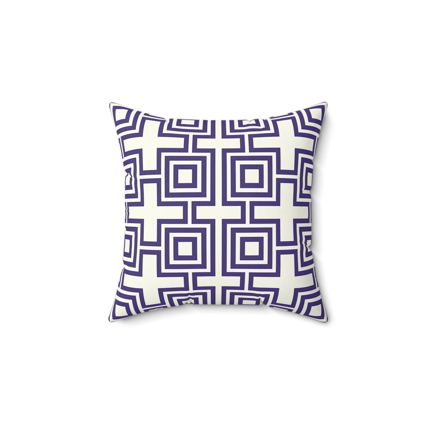 Purple Geometric Pattern Pillow Cover | Modern Decor, Cozy Living Room Cushion, Stylish Home Accent, Gift for Her, Throw Pillow