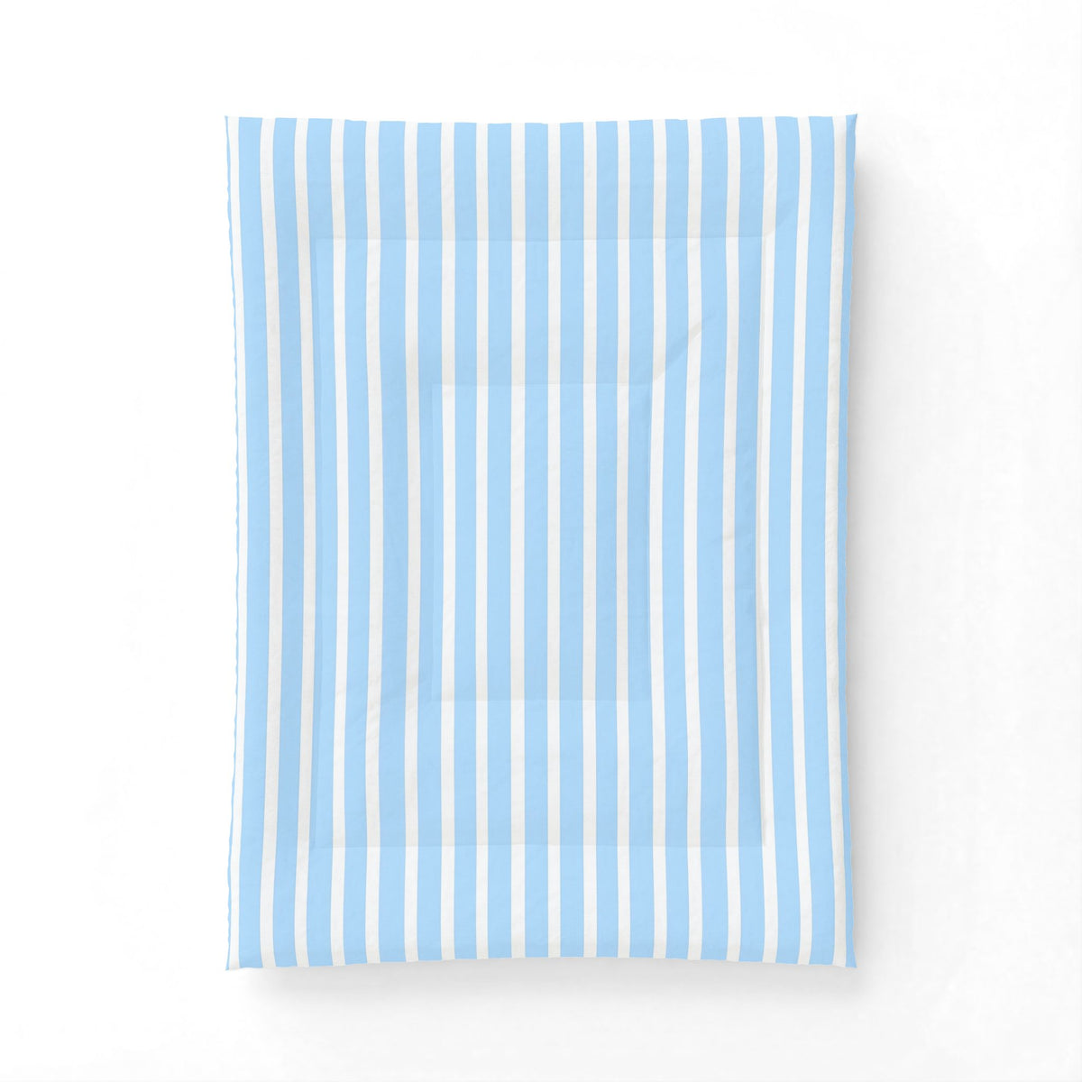 Blue White Striped Comforter | Light Blue Stripe Cotton Comforter