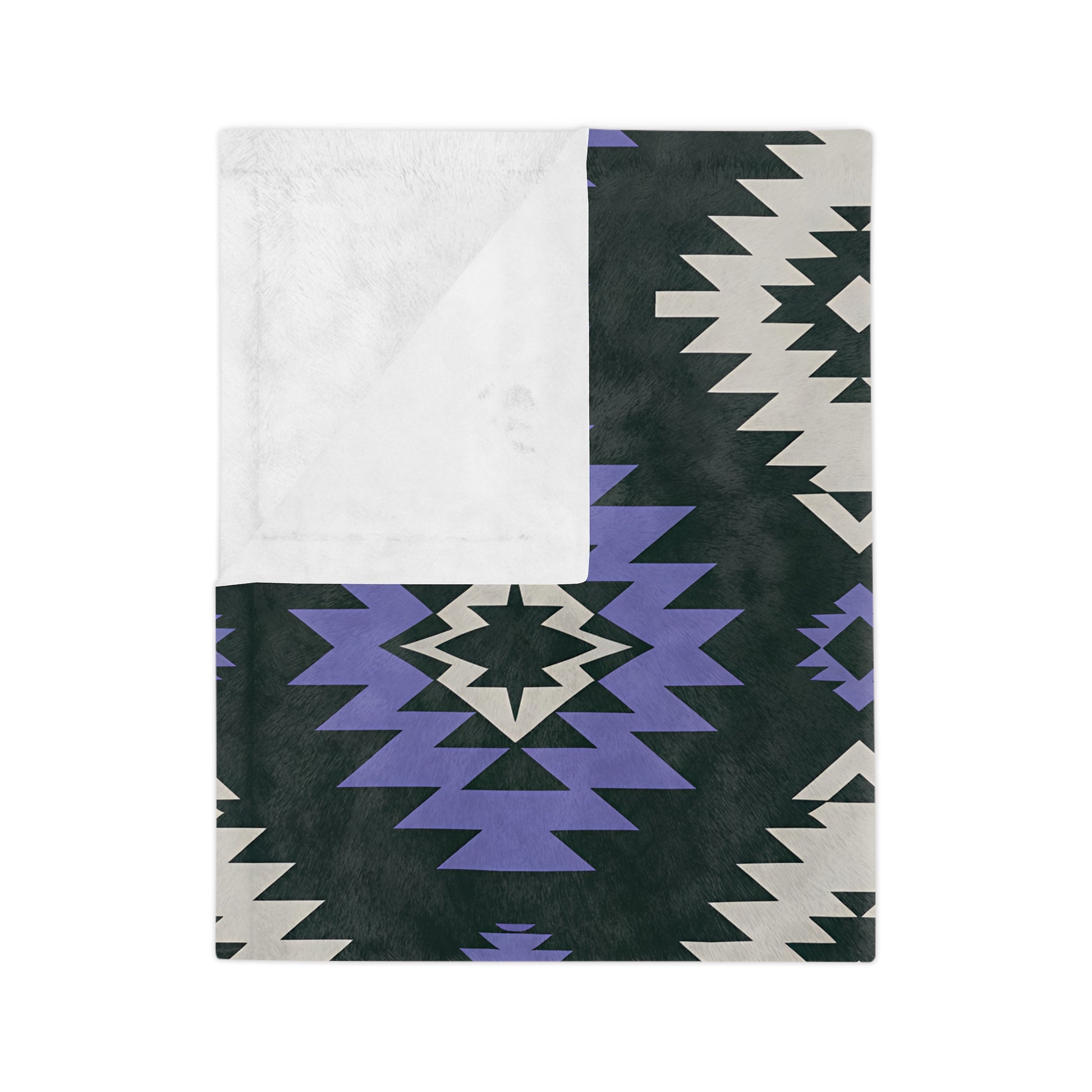 Cozy Velveteen Microfiber Blanket - Warm Tribal Pattern, Ideal for Home Décor, Gifts, Camping, and Picnics, Southwestern Blanket - LOLA VEGAS ART