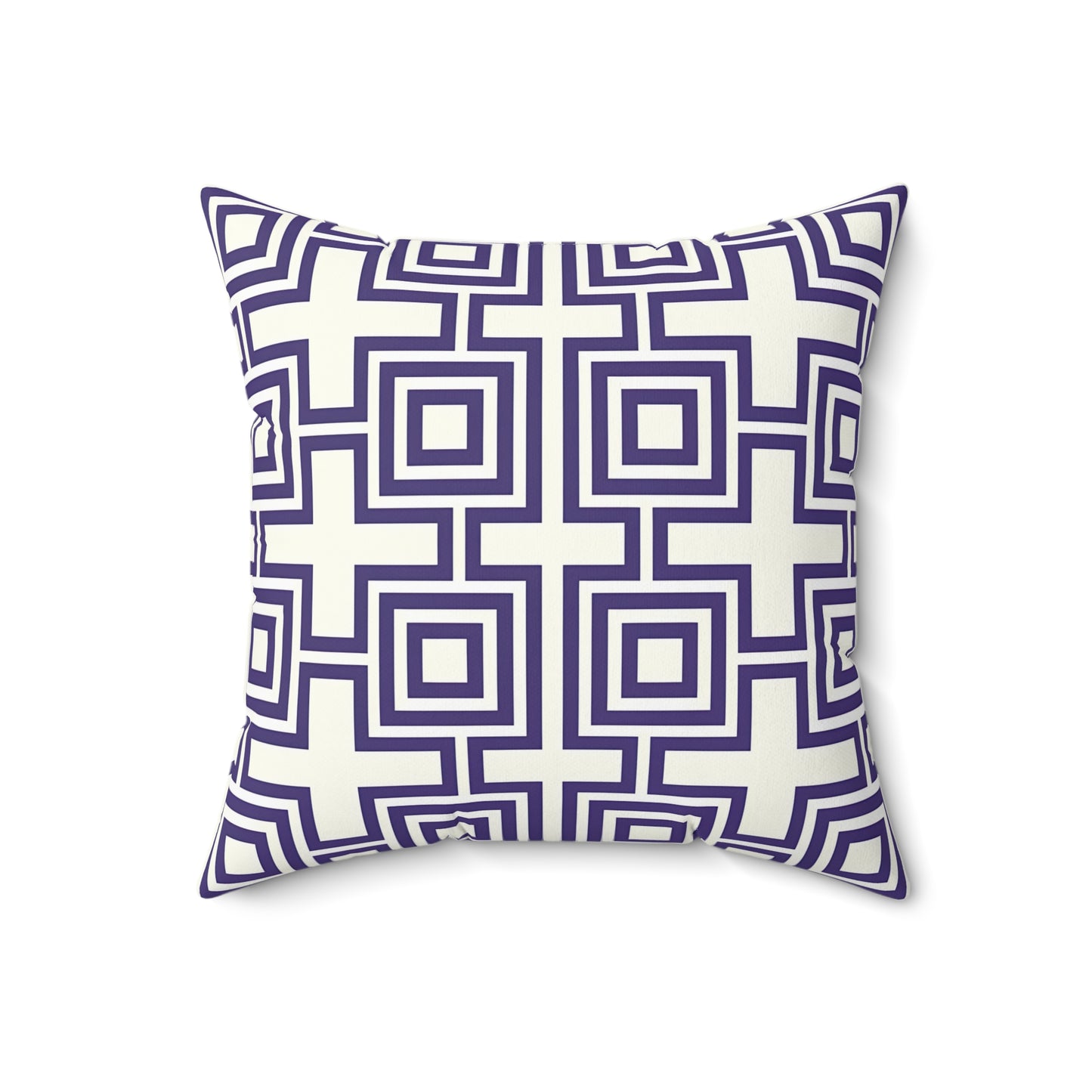Purple Geometric Pattern Pillow Cover | Modern Decor, Cozy Living Room Cushion, Stylish Home Accent, Gift for Her, Throw Pillow