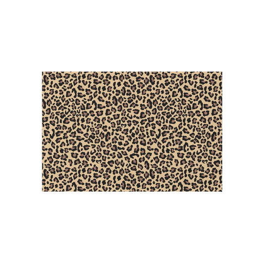 Chic Outdoor Rug - Leopard Print, Patio Decor, Garden Accessories, Porch Mat, Animal Print Rug, Boho Style Outdoor Area