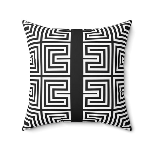 Geometric Pattern Throw Pillow, Modern Home Decor, Stylish Accent Cushion, Gift for Housewarming, Minimalist Design