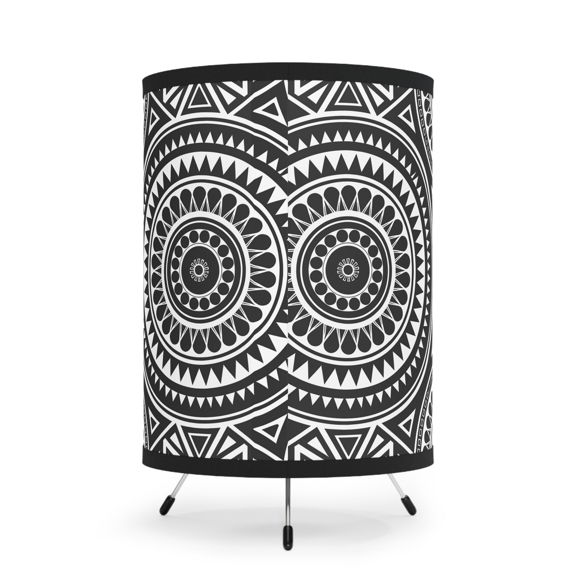 Stylish Geometric Tripod Lamp, Modern Home Decor, Unique Lighting, Bohemian Vibes, Ambient Table Lamp, Gift for Housewarming, Inspired [...] - LOLA VEGAS ART