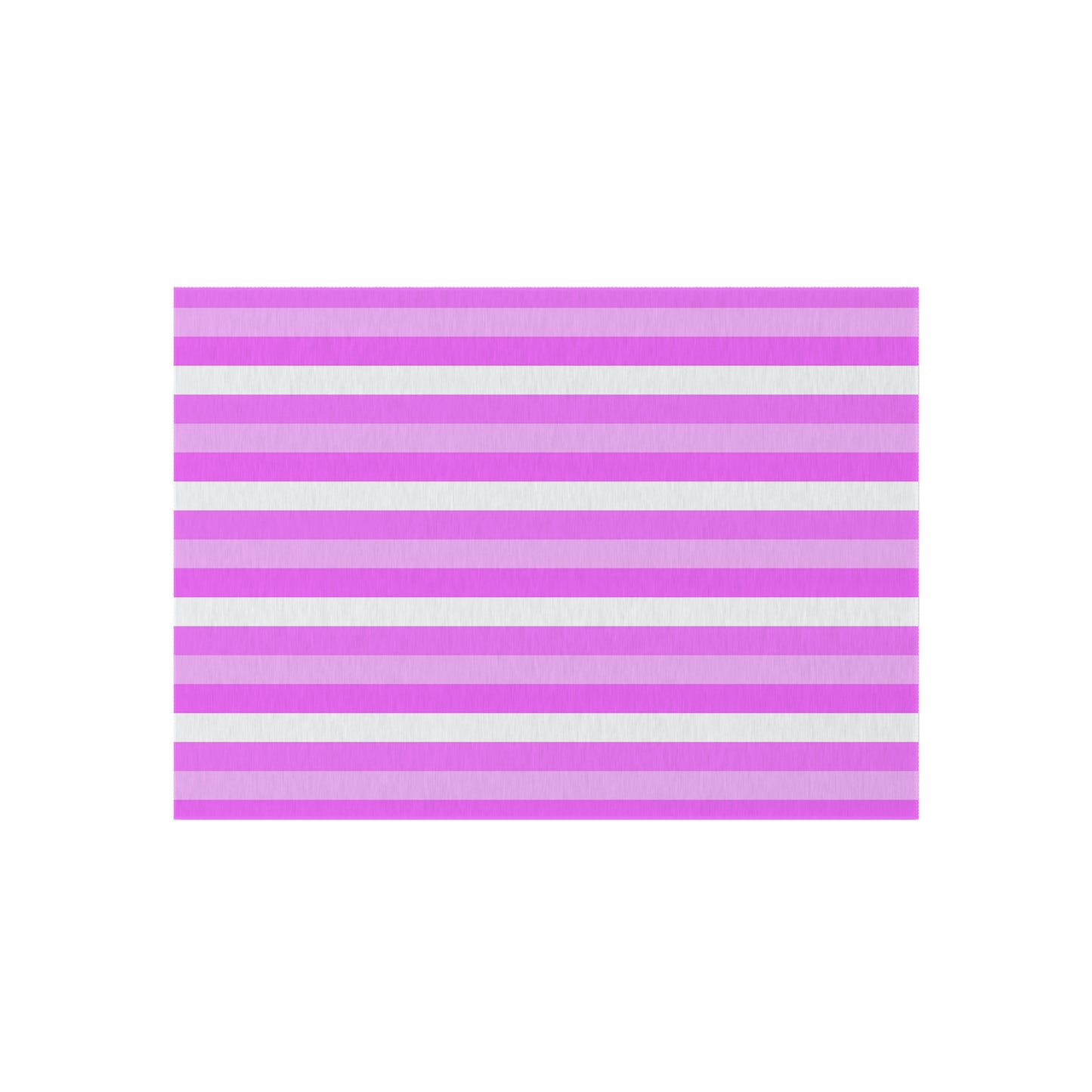 Pink and White Stripes Outdoor/Indoor Rug | Patio Mat, Poolside Striped Rug