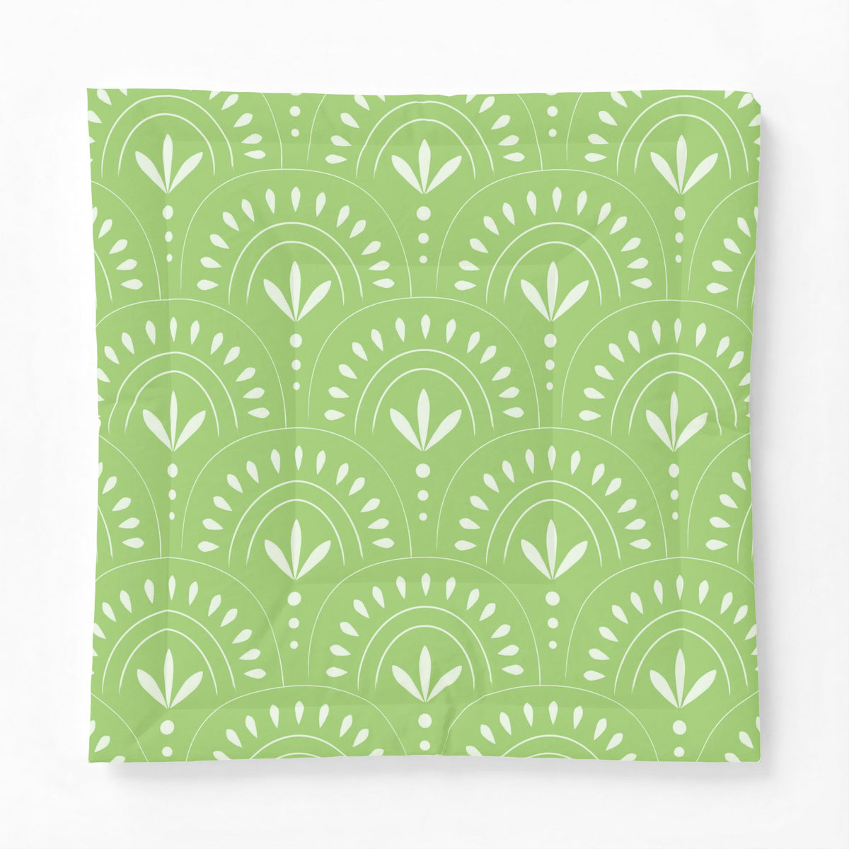 Green Boho Floral Pattern Comforter | Cotton Comforter