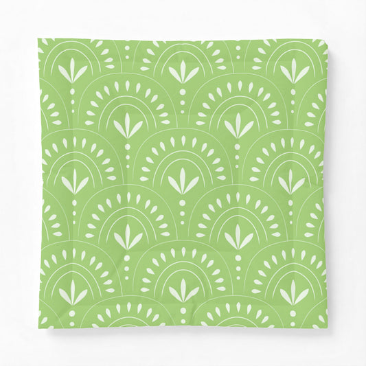 Green Boho Floral Pattern Comforter | Cotton Comforter