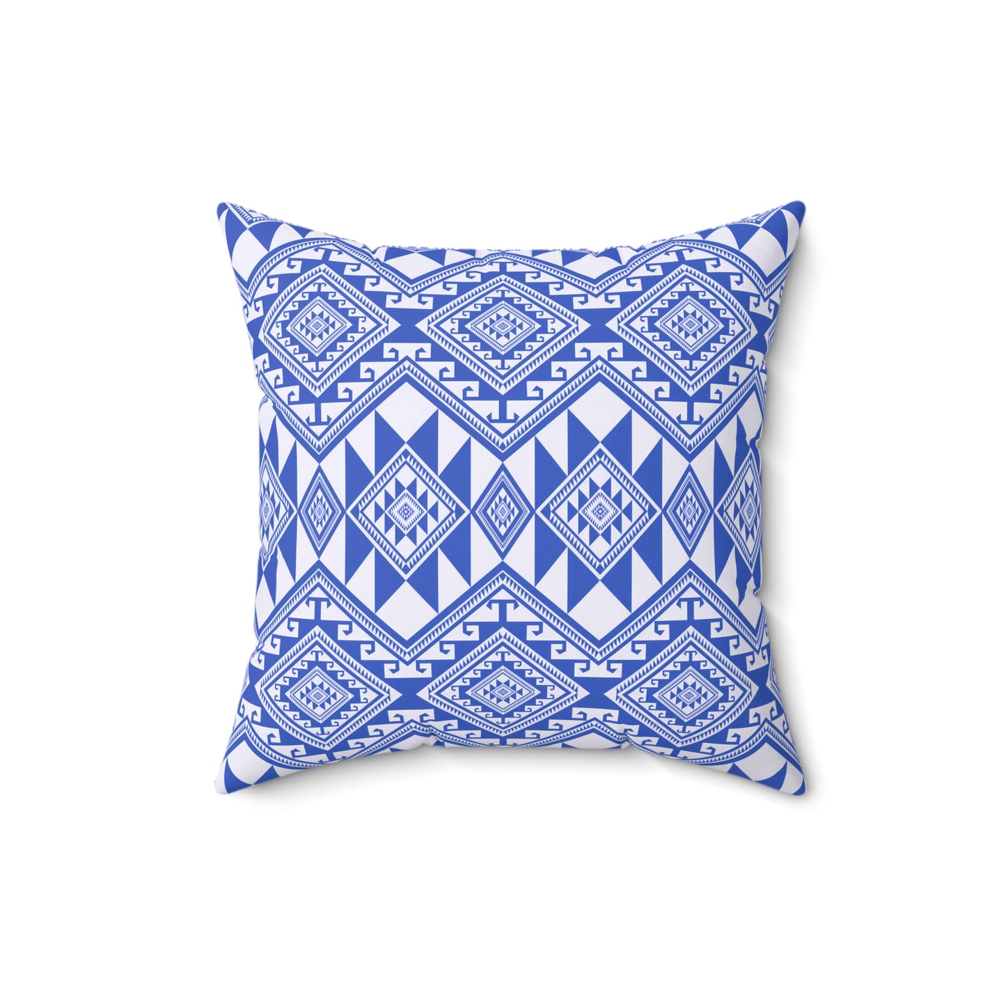 Boho Chic Square Pillow, Tribal Pattern Cushion, Decorative Throw Pillow, Couch Accent Pillow, Modern Home Decor, Southwestern Decor