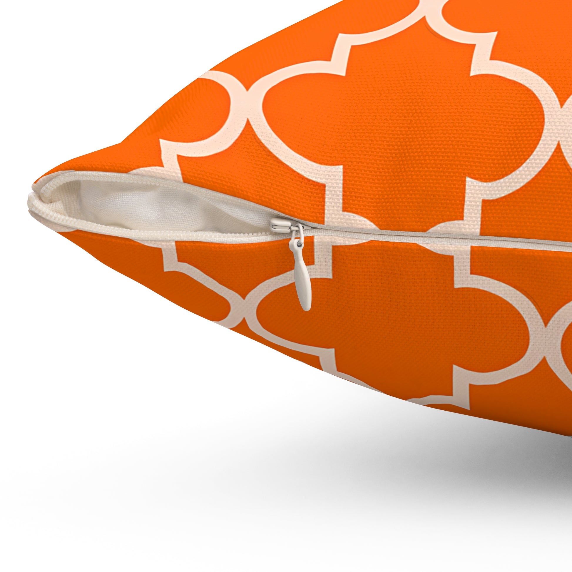 Geometric Orange Throw Pillow, Stylish Decorative Cushion for Living Room, Modern Home Decor, Perfect Gift for Any Occasion, Boho Vibes, - LOLA VEGAS ART