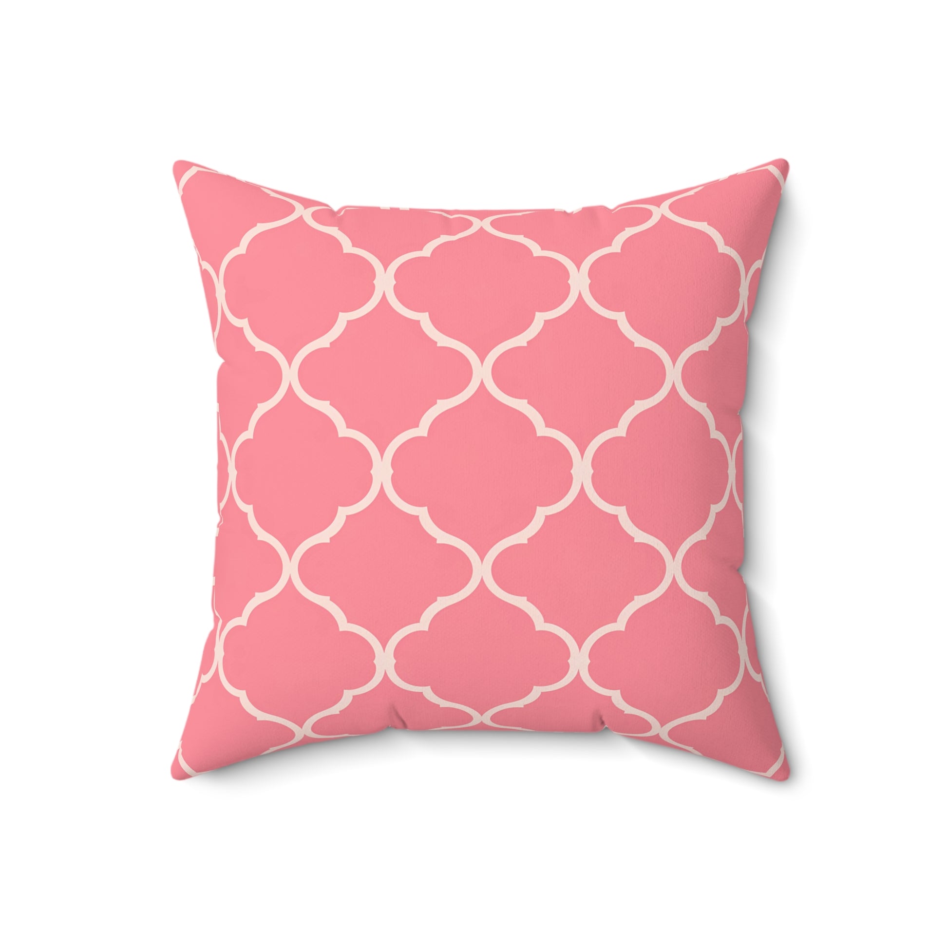 Chic Geometric Pink Throw Pillow, Home Decor, Gift for Her, Couch Cushion, Living Room Accent, Wedding Decoration, Stylish Pillow - LOLA VEGAS ART