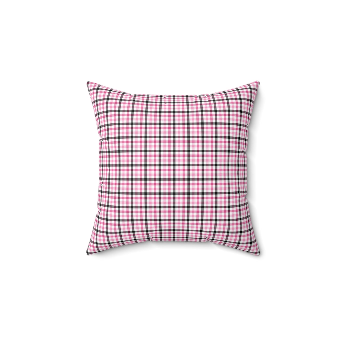 Chic Plaid Square Pillow, Cozy Home Decor, Modern Accent Cushion, Gift for Her, Spring Decor, Decorative Throw Pillow, Cottagecore