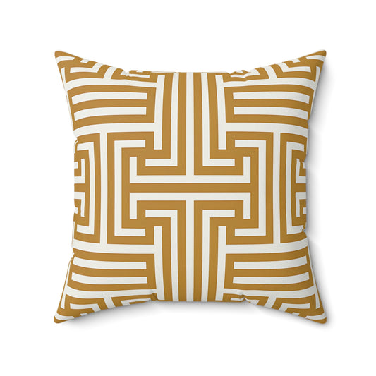 Modern Geometric Throw Pillow | Accent Cushion for Home Decor, Boho Chic, Gift for Housewarming, Stylish Comfort, Decorative Square Pillow