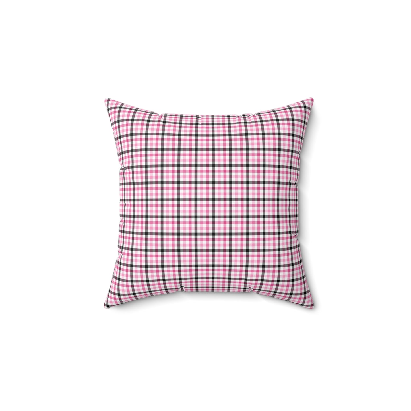 Chic Plaid Square Pillow, Cozy Home Decor, Modern Accent Cushion, Gift for Her, Spring Decor, Decorative Throw Pillow, Cottagecore