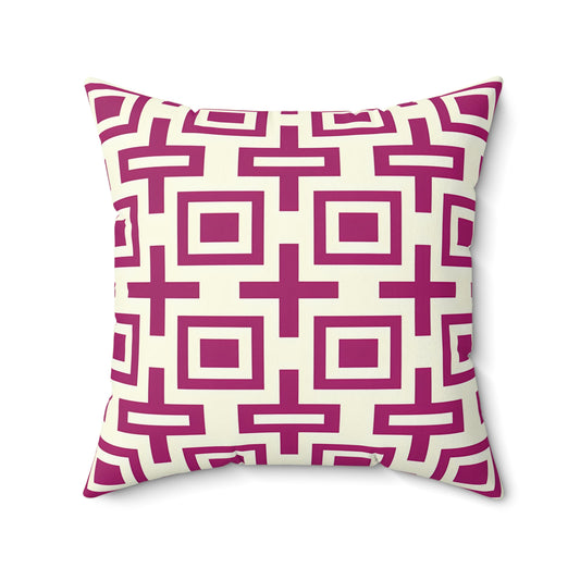Modern Geometric Pattern Pillow | Home Decor Accent for Living Room, Bedroom, Stylish Gifts, Colorful Cushion