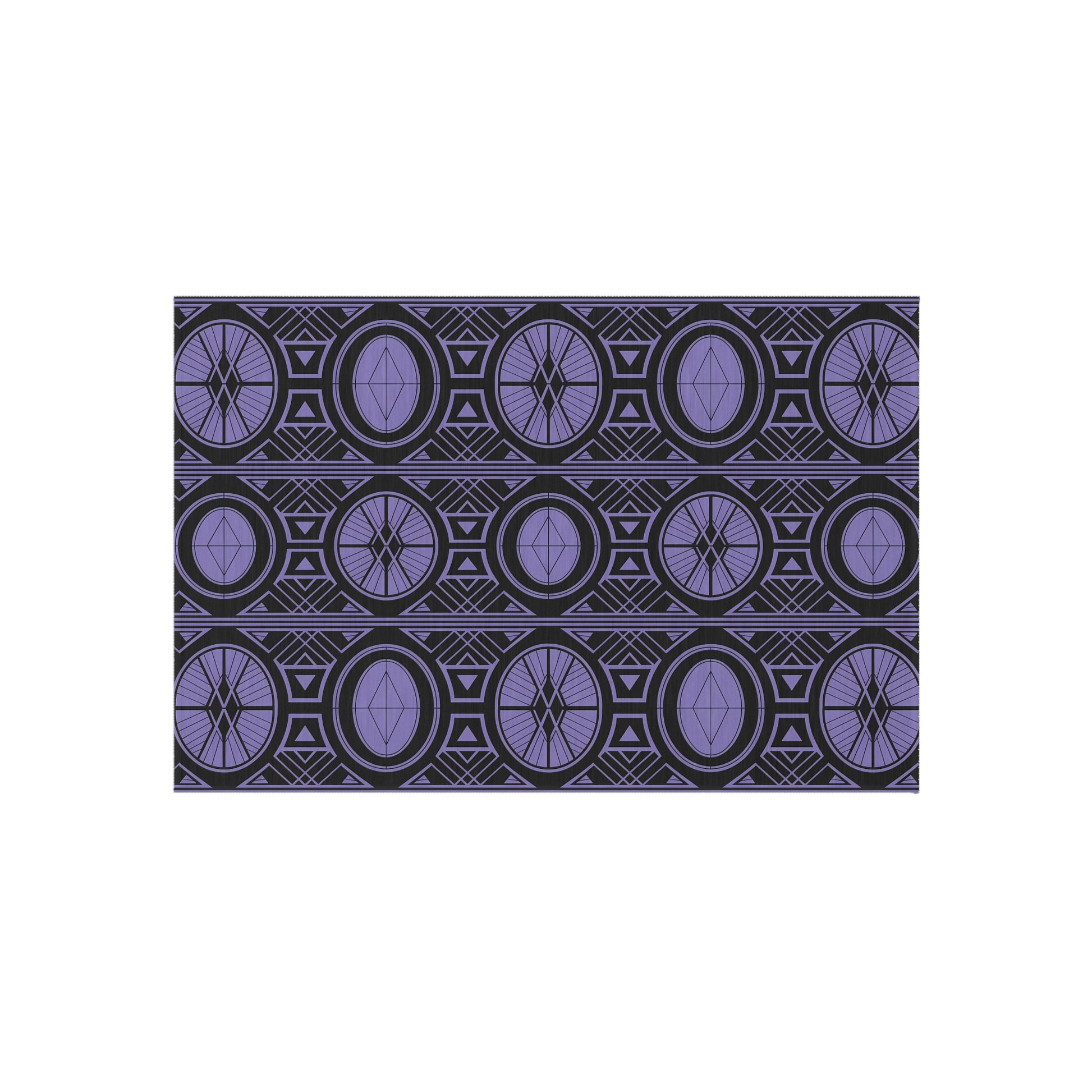 Chic Outdoor/Indoor Rug for Stylish Patios, Geometric Design, Weather-Resistant Floor Mat, Garden Rug, Boho Decor, Outdoor Living - LOLA VEGAS ART