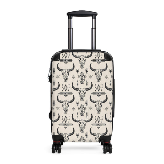 Stylish Travel Suitcase, Bohemian Luggage, Unique Carry-On, Gift for Travelers, Vacation Essentials, Adventure Gear, Southwestern Luggage - LOLA VEGAS ART