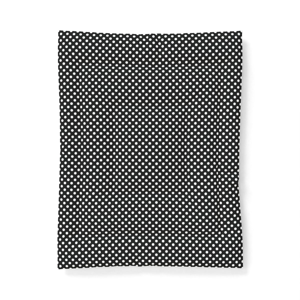 Black White Polka Dot Cotton Comforter | Dotted Bedding, Modern Farmhouse