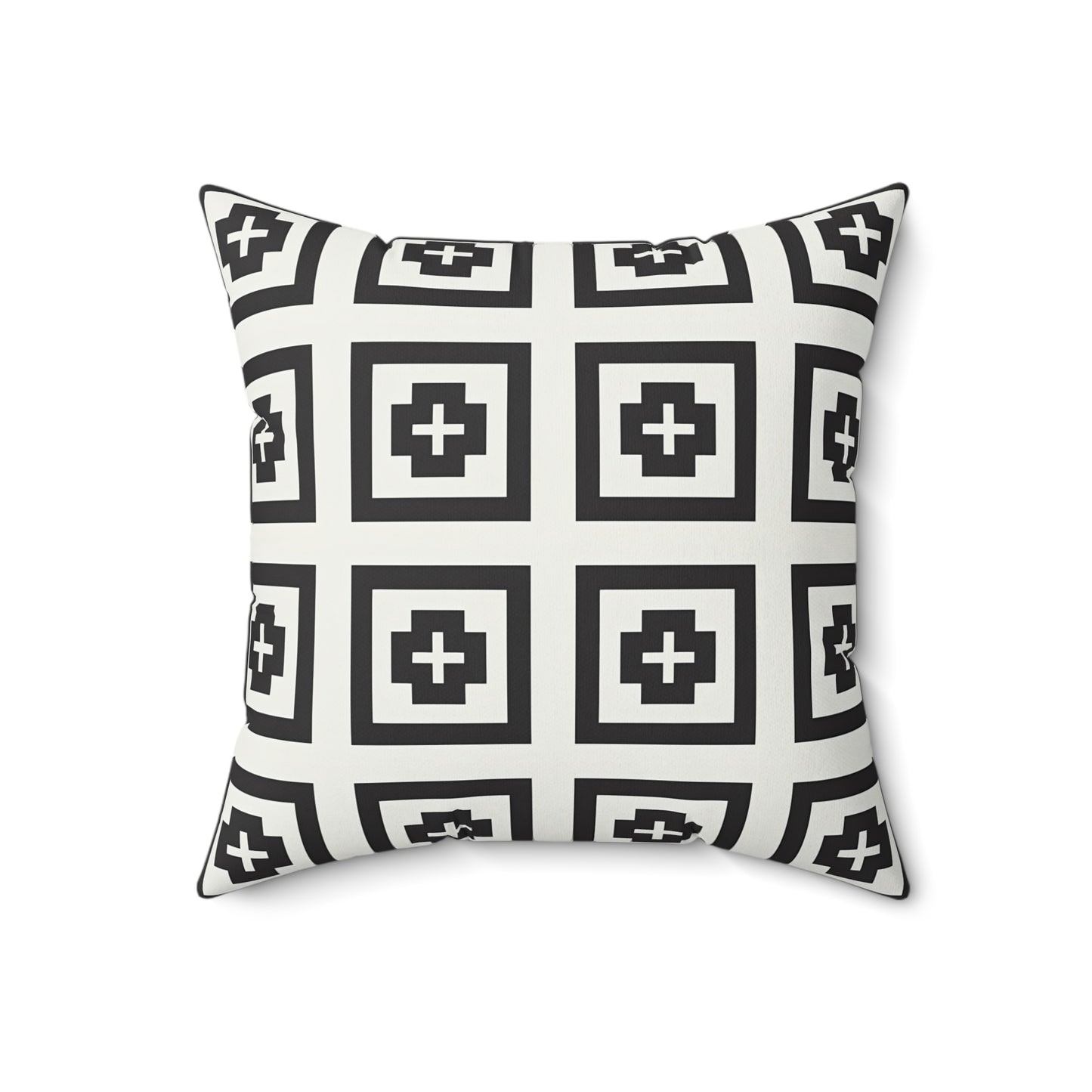 Modern Geometric Decor Pillow, Cushion for Living Room, Office, Minimalist Home Accent, Gift for Housewarming, Neutral Tones