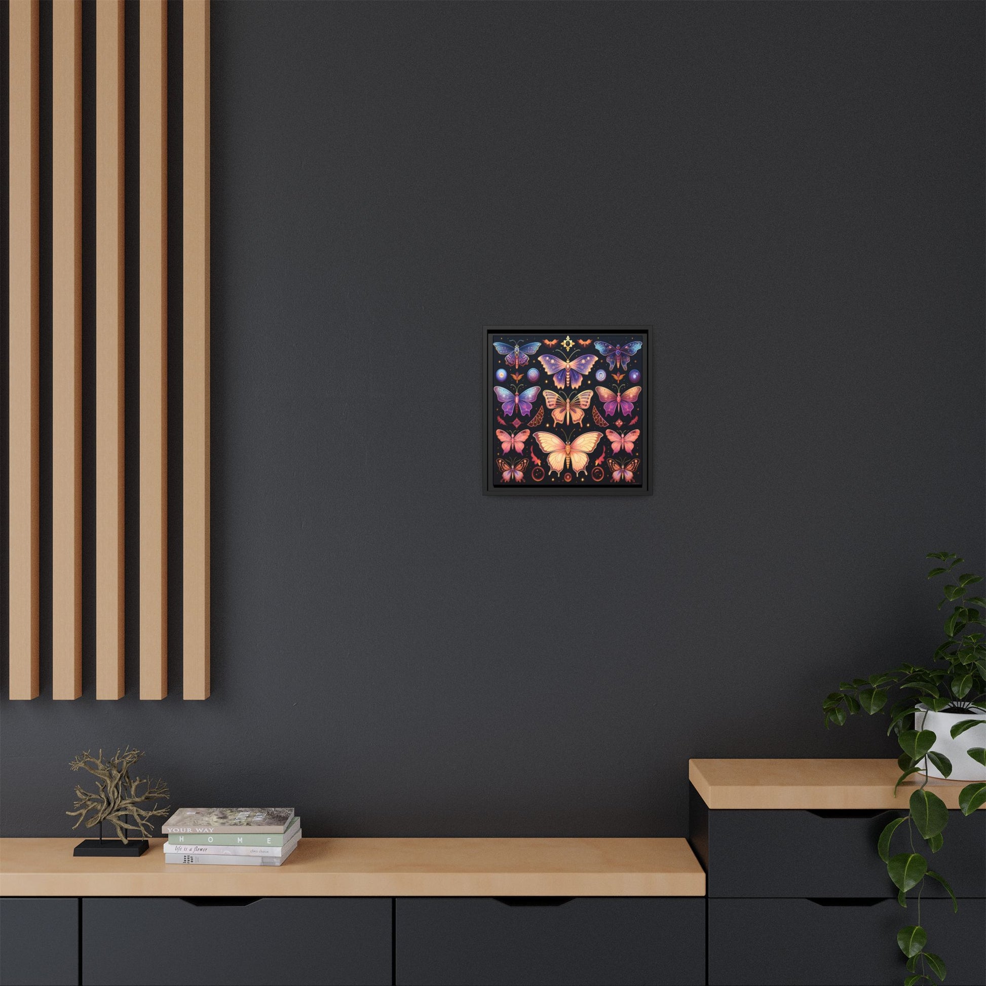 Colorful Butterfly Art Print, Framed Wall Decor, Butterfly Lover Gift, Nature Wall Art, Feminine Home Decor, Unique Birthday Gift - LOLA VEGAS ART
