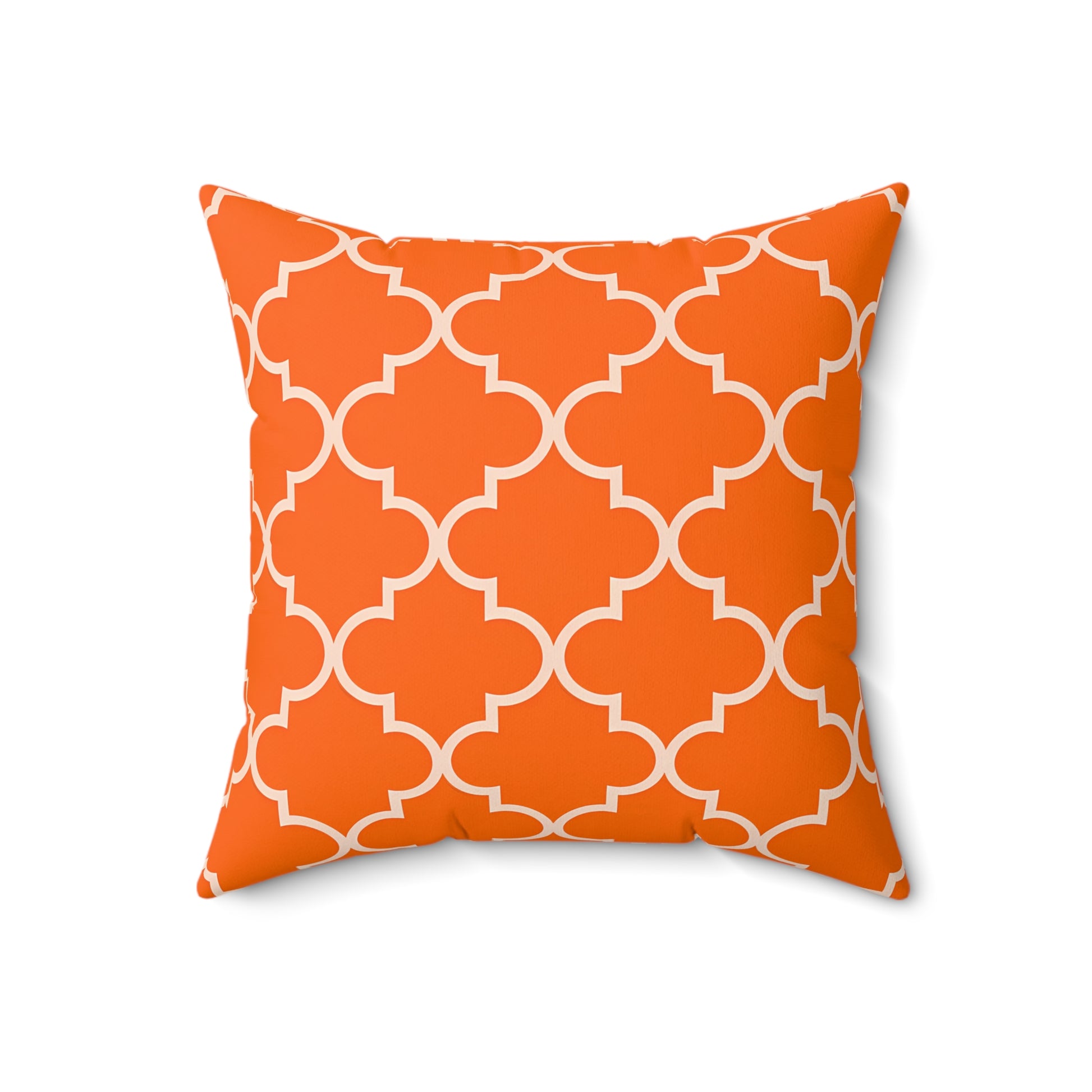 Geometric Orange Throw Pillow, Stylish Decorative Cushion for Living Room, Modern Home Decor, Perfect Gift for Any Occasion, Boho Vibes, - LOLA VEGAS ART