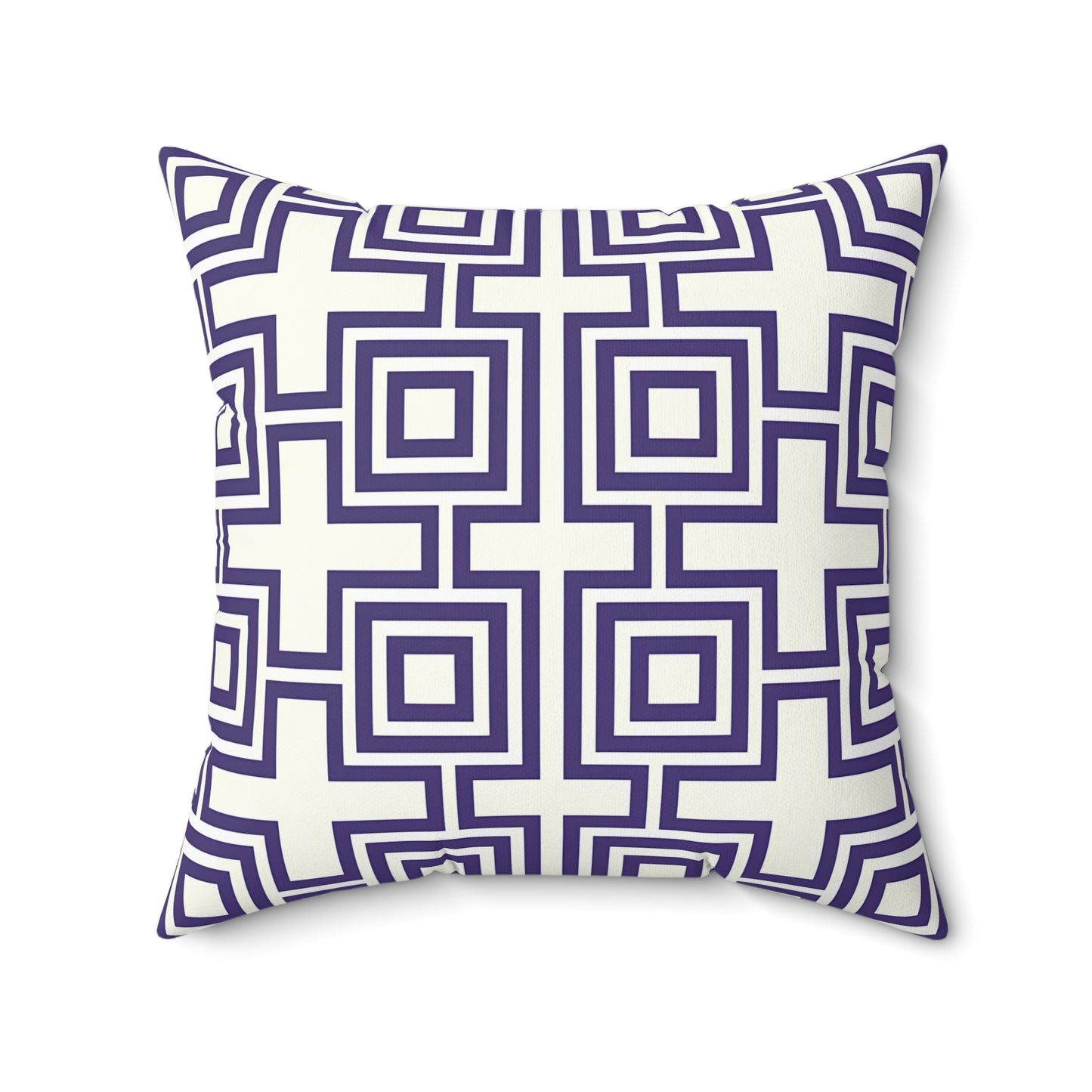 Purple Geometric Pattern Pillow Cover | Modern Decor, Cozy Living Room Cushion, Stylish Home Accent, Gift for Her, Throw Pillow