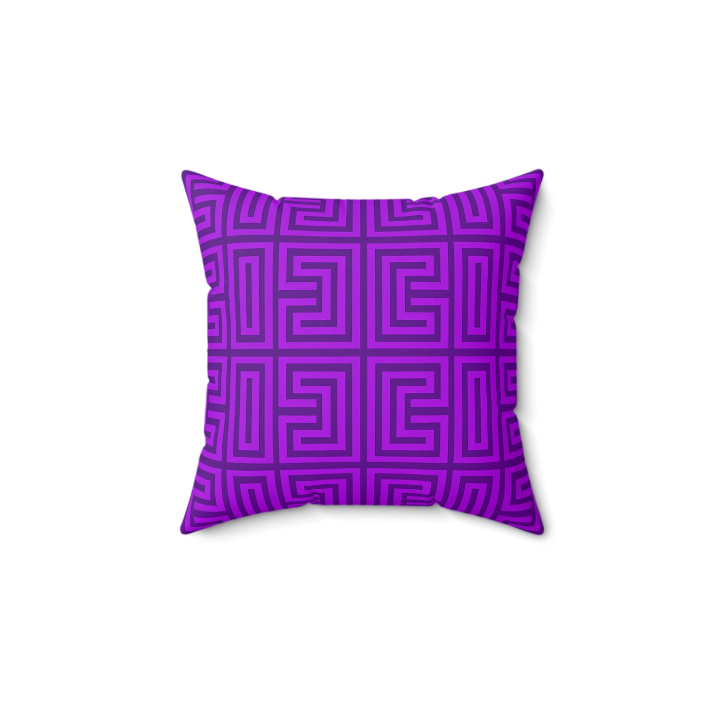 Modern Geometric Purple Pillow, Decorative Throw Cushion, Home Decor Accent, Stylish Couch Pillow, Gift for Housewarming, Unique [...] - LOLA VEGAS ART