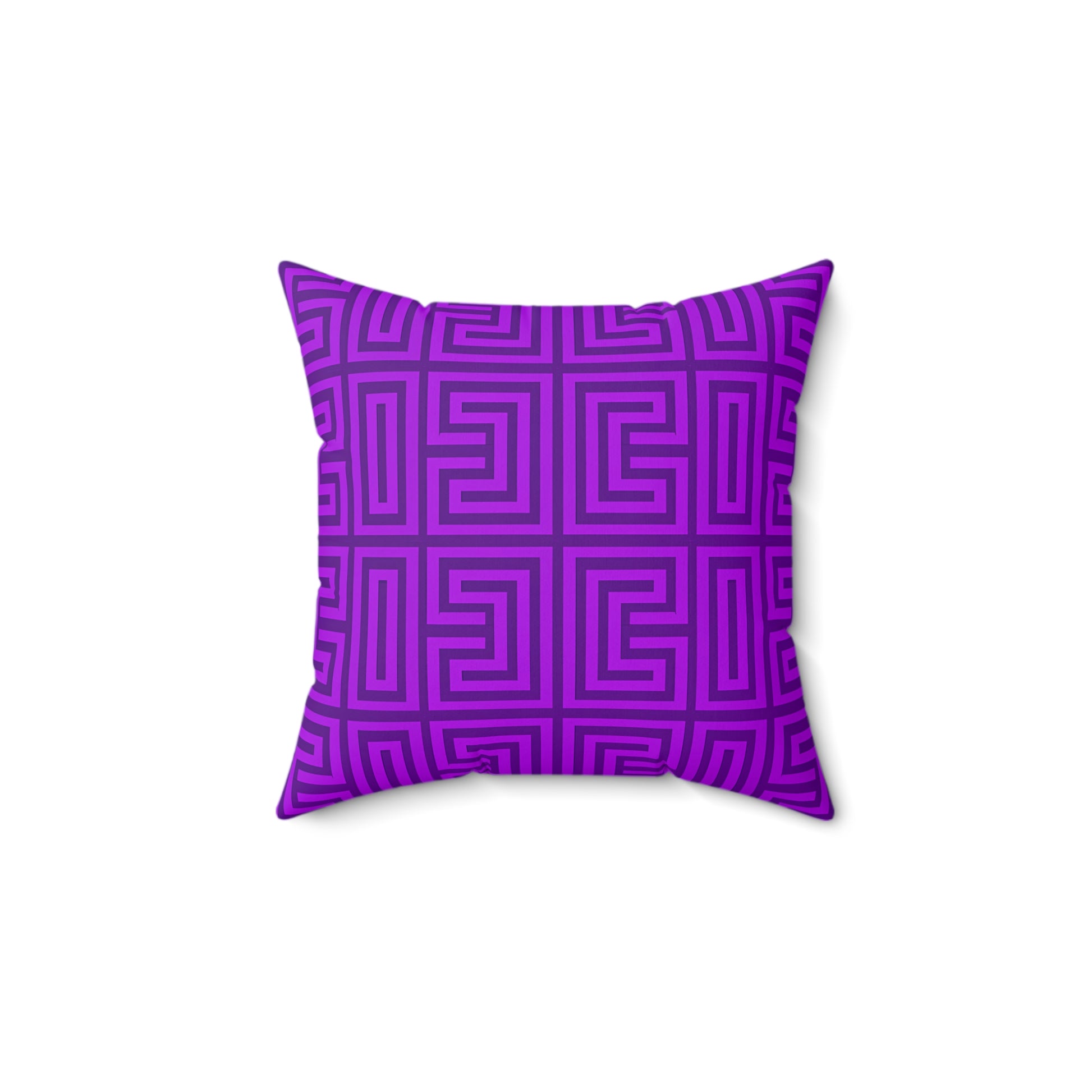 Modern Geometric Purple Pillow, Decorative Throw Cushion, Home Decor Accent, Stylish Couch Pillow, Gift for Housewarming, Unique [...] - LOLA VEGAS ART