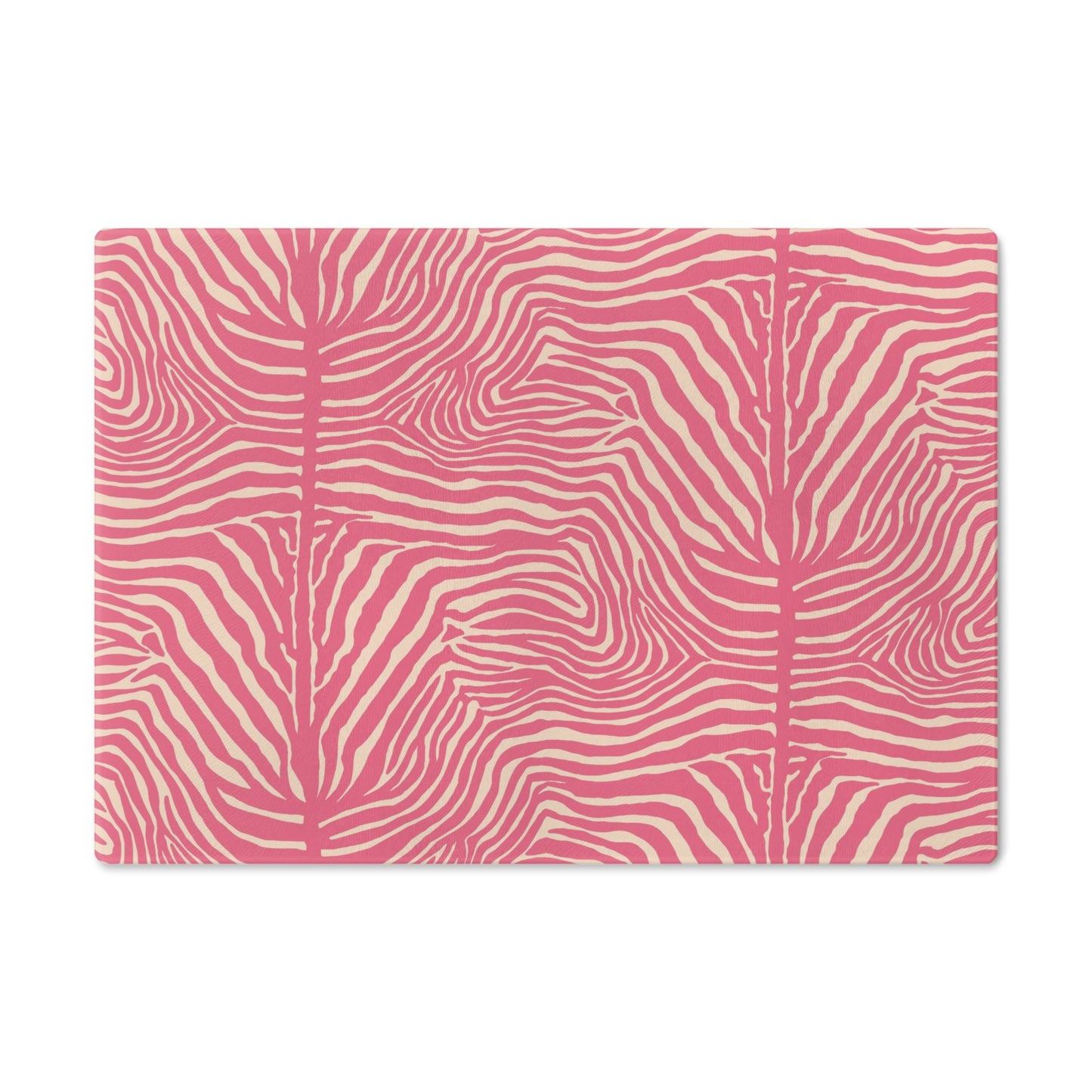 Stylish Pink Zebra Cutting Board - Fun Kitchen Decor, Gift for Chefs, Housewarming, Unique Cooking Essential, Trendy Kitchenware - LOLA VEGAS ART