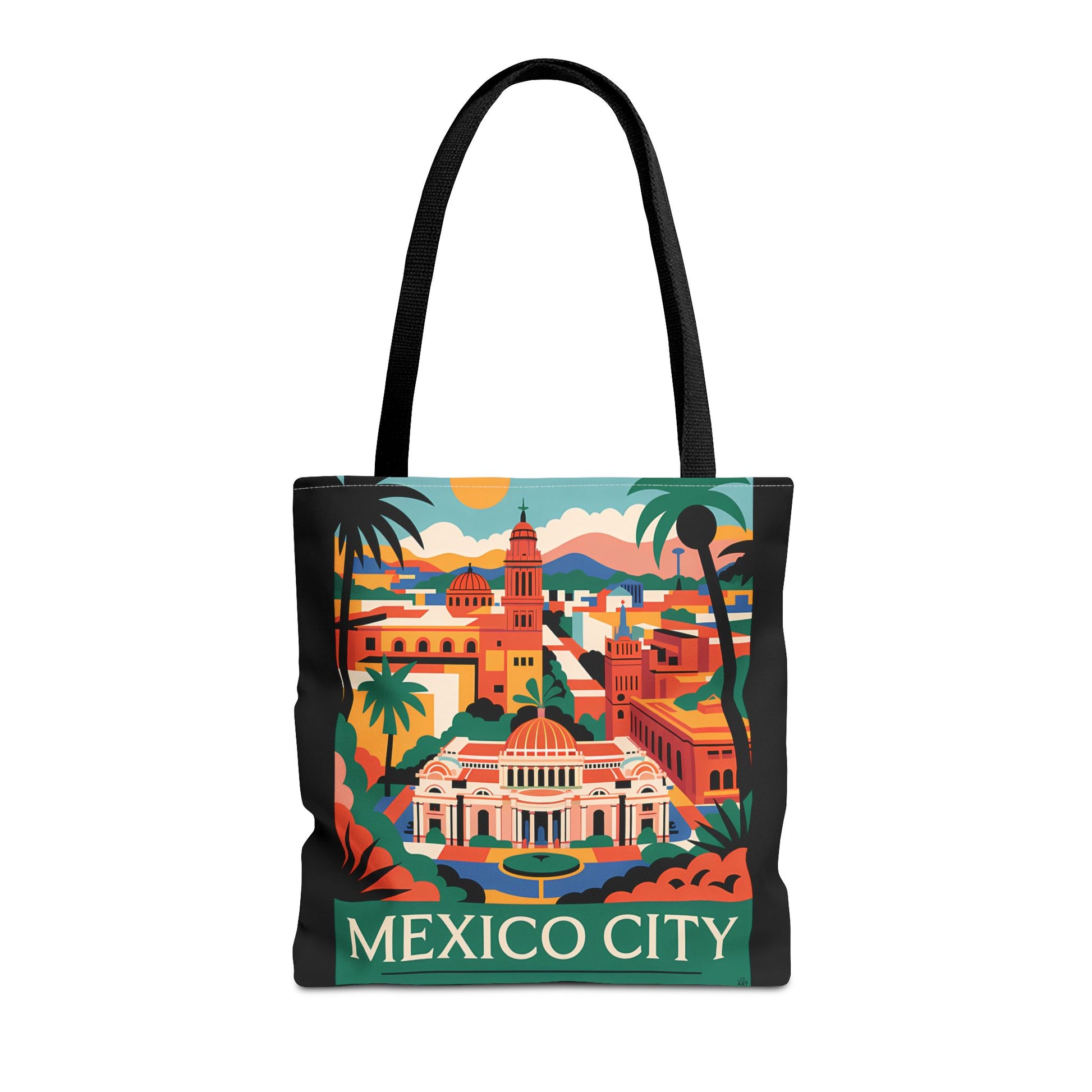 Vibrant Mexico City Tote Bag - Perfect for Travel, Beach, Shopping, Mother's Day, eco-friendly design, casual accessory - LOLA VEGAS ART