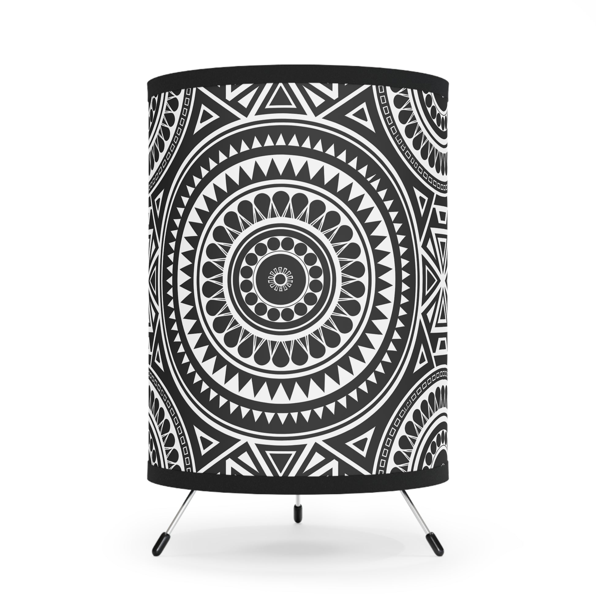 Stylish Geometric Tripod Lamp, Modern Home Decor, Unique Lighting, Bohemian Vibes, Ambient Table Lamp, Gift for Housewarming, Inspired [...] - LOLA VEGAS ART